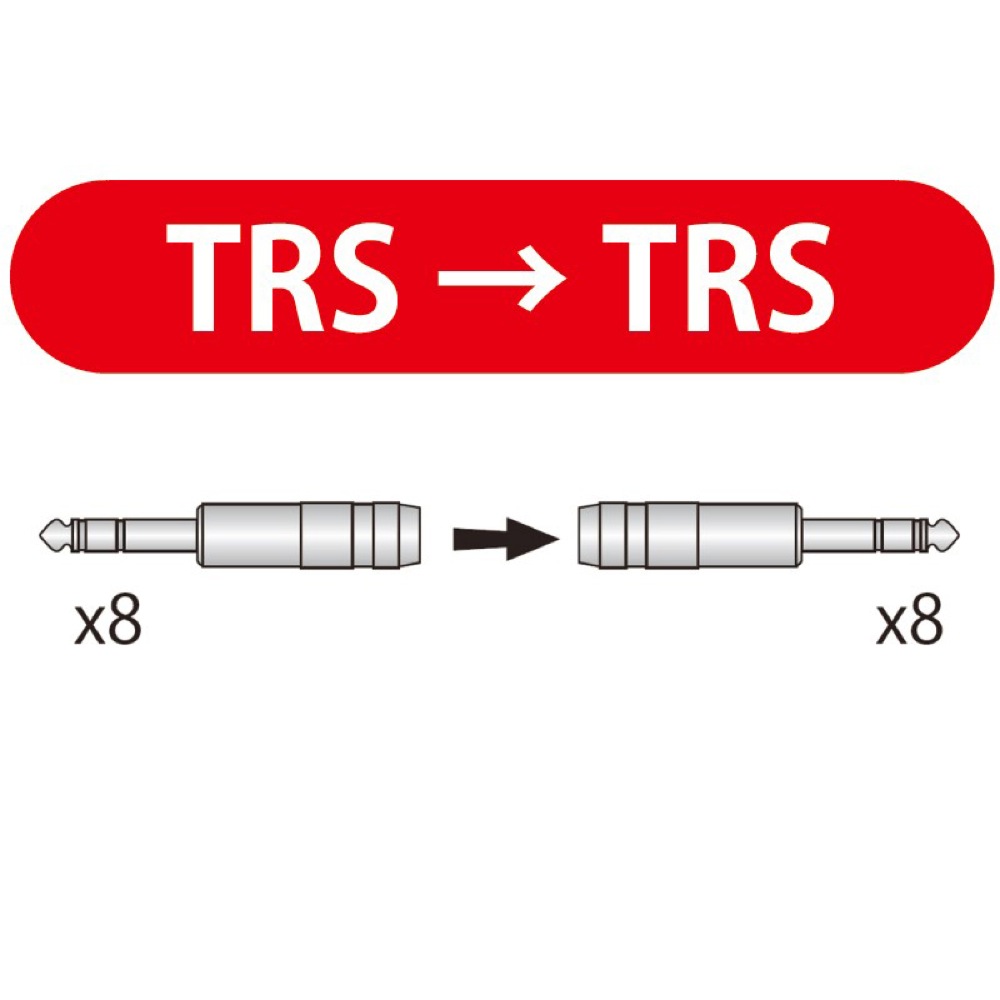 コネクタ:TRS-TRS/長さ:3.0m