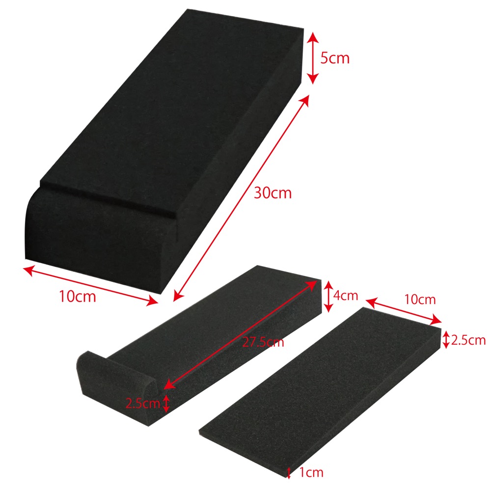 iSK SPF-1 Speaker Pad スピーカーパッド サイズ