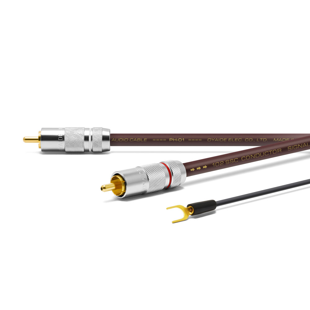オヤイデPH-01RR レコードプレーヤー用RCAコード OYAIDE PH-01 RR 1.0m レコードプレーヤー専用フォノケーブル
