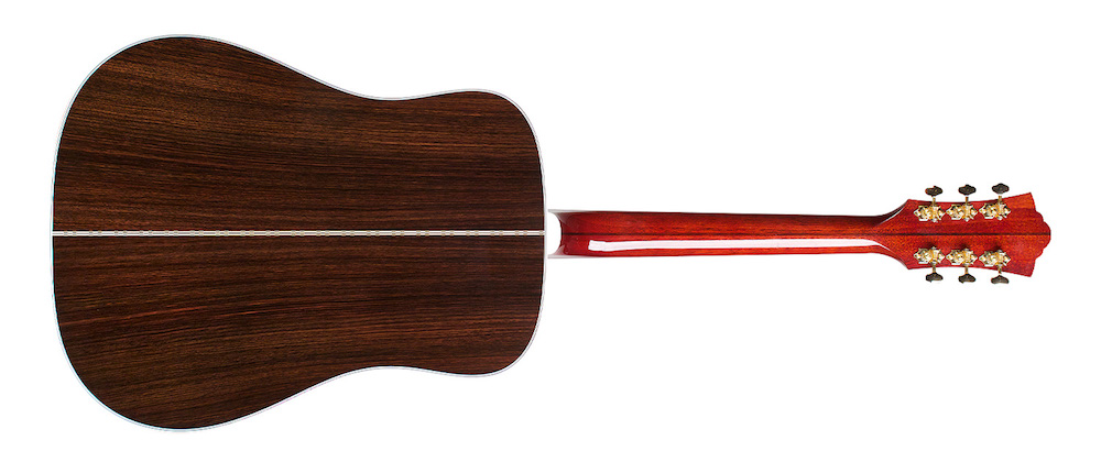 バック＆サイド材：ソリッドインディアンローズウッド