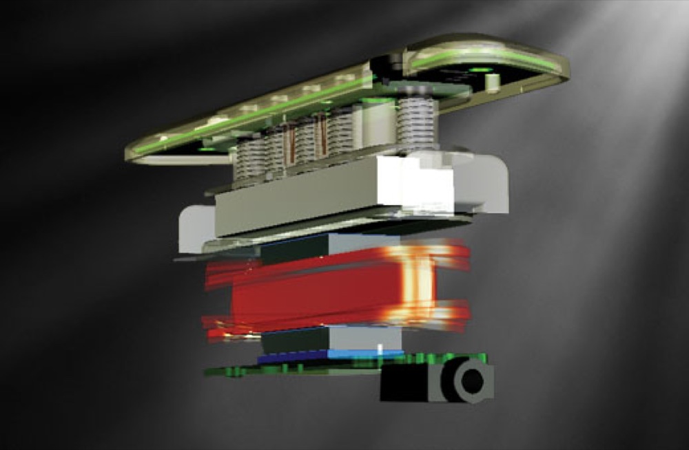 L.R.BAGGS M80 アコースティックギター用ピックアップ 正規輸入品 ピックアップ構造イメージ