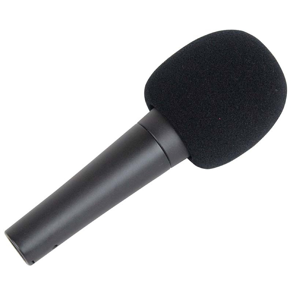 簡単装着のスポンジ型マイクスクリーン