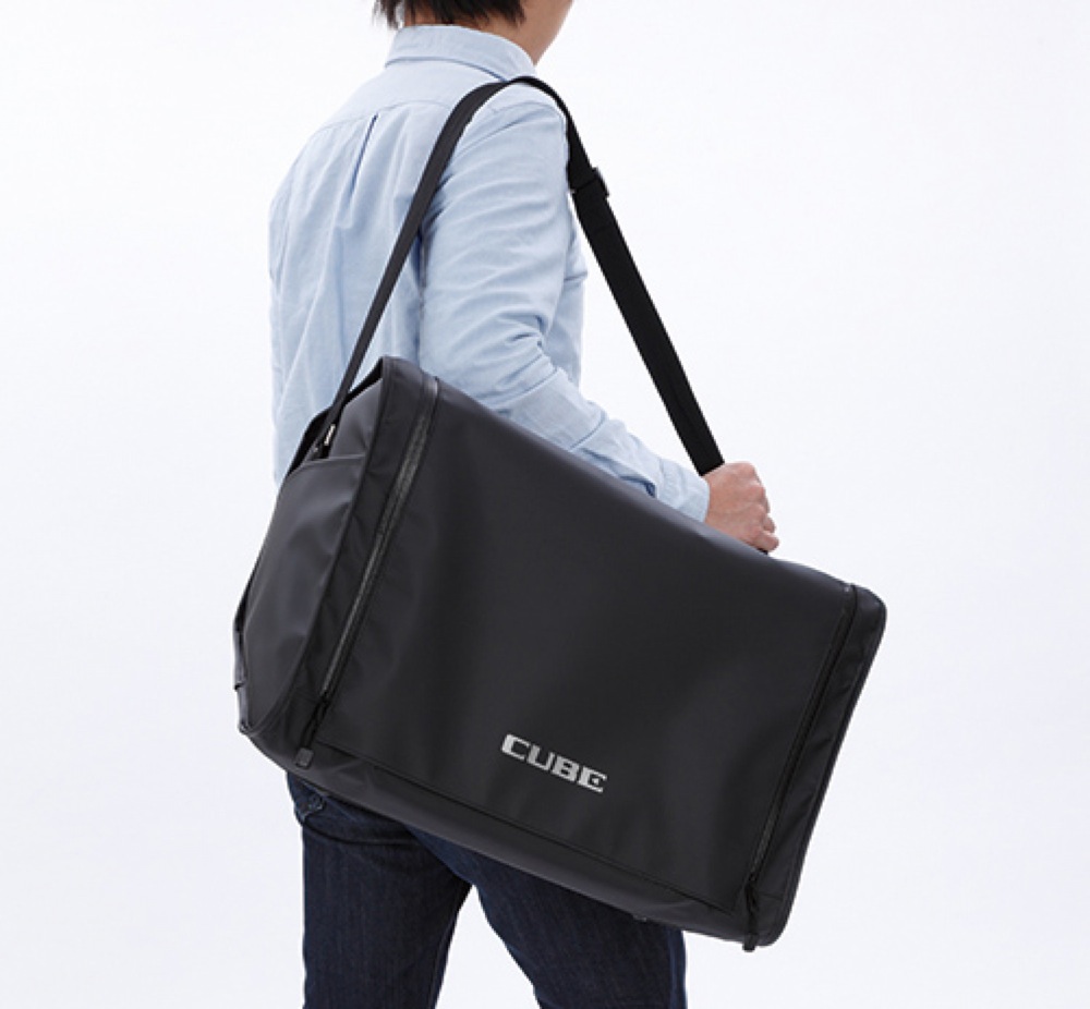 肩にかけた状態