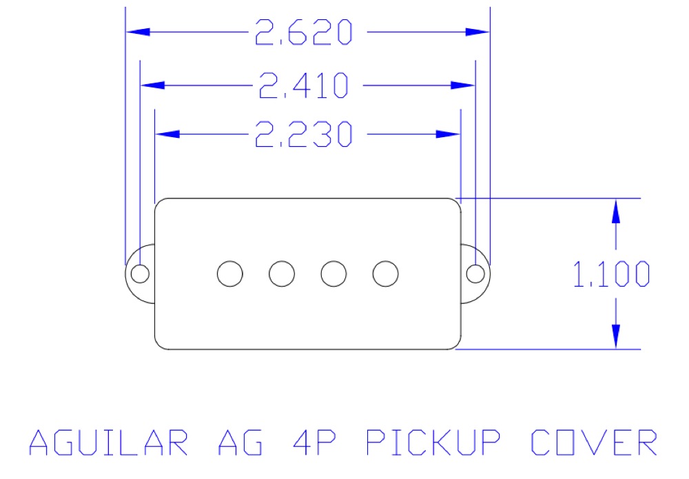 AGUILAR AG 4P-60 サイズ詳細