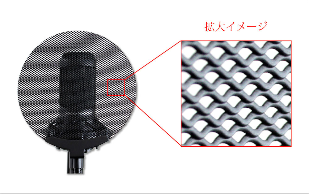 絶妙な角度で加工されたフィルター面。