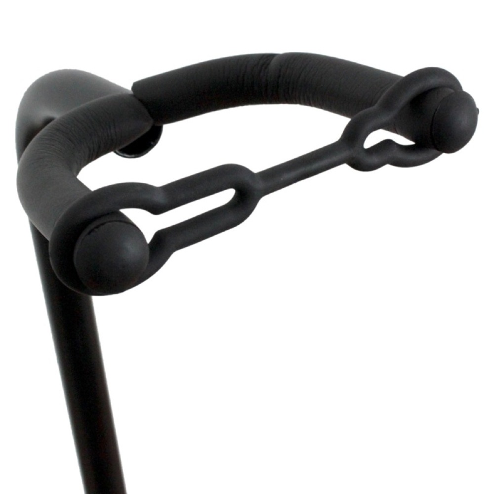 ギターとの接触部分はラバー素材で保護。