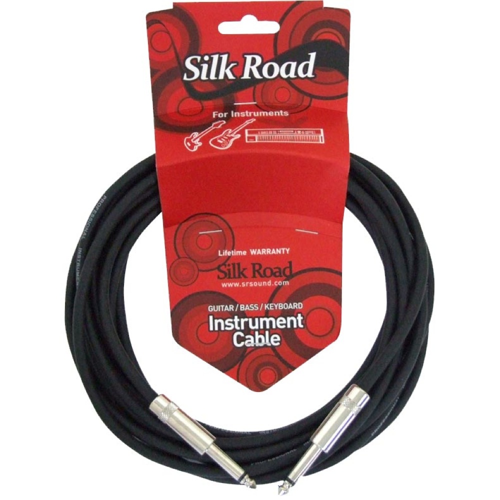 Silk Road LG104-3 BK ギターケーブル 3メートル