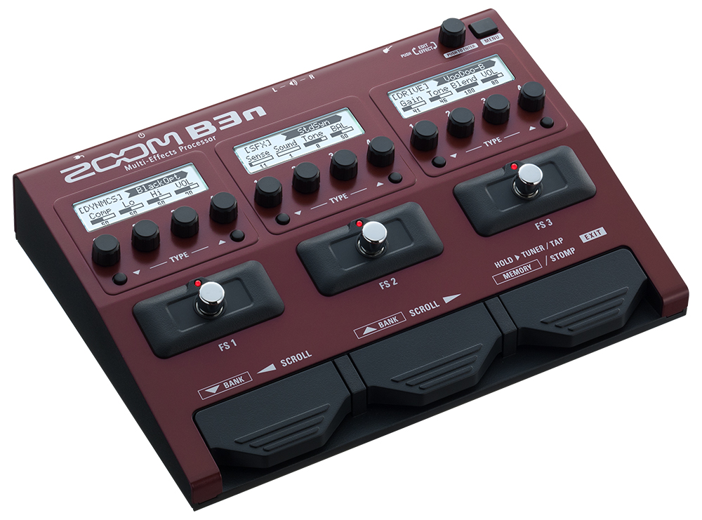 ZOOM B3n ベースマルチエフェクター Dicon Audio エフェクターケース付きセット