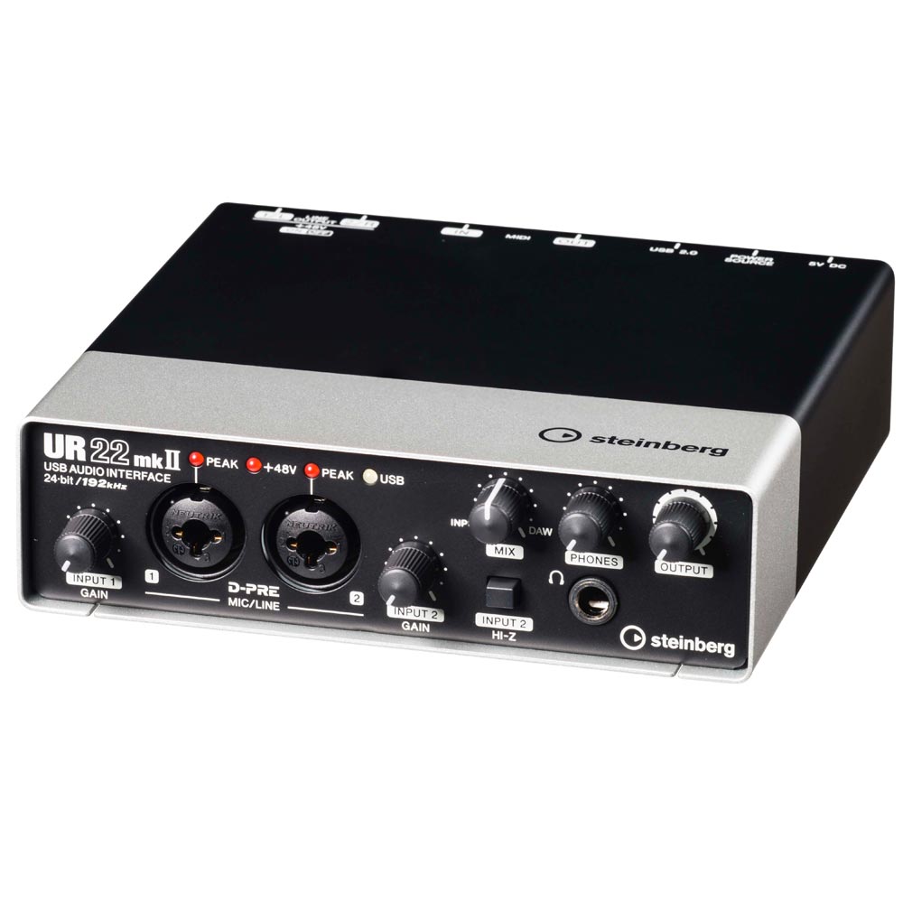 steinberg UR22mkII 2x2 USB 2.0 オーディオインターフェース