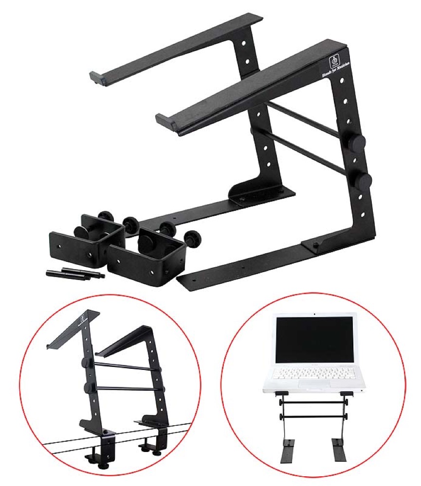 Dicon Audio LPS-002 with clamps LAPTOP STAND ラップトップスタンド