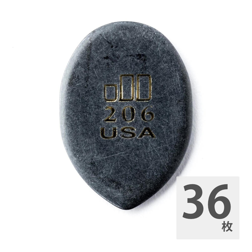 JIM DUNLOP JD JAZZTONE 477R206 Medium Tip ギターピック×36枚