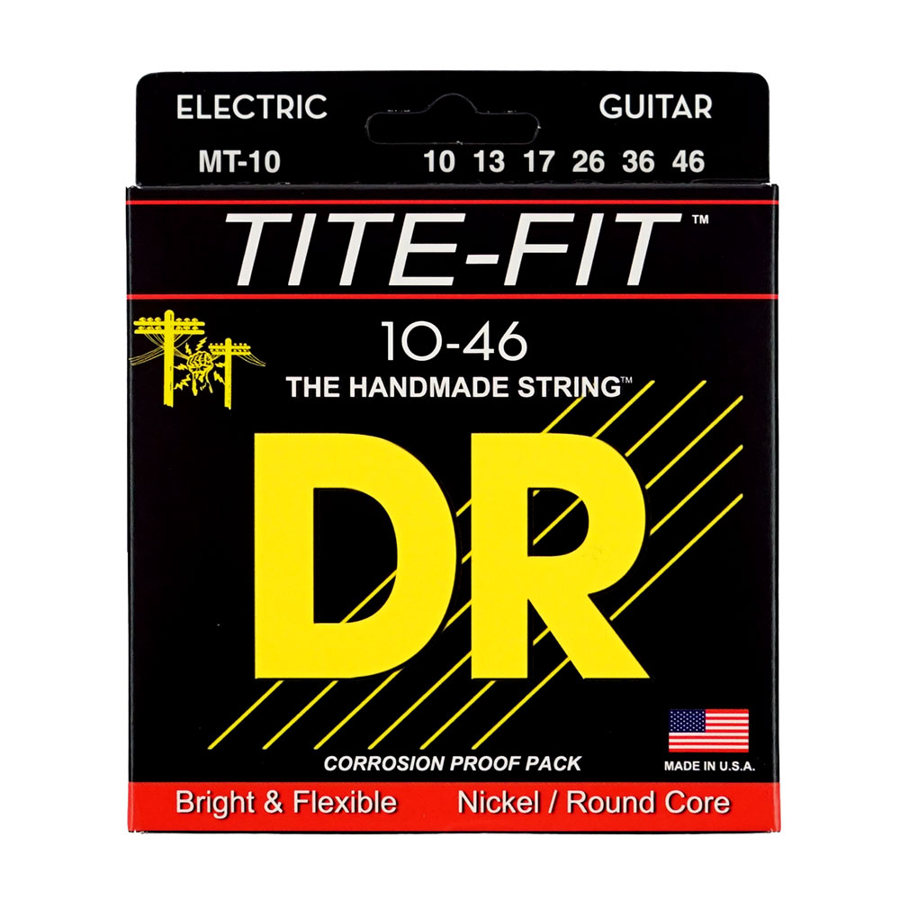 DR MT-10 MEDIUM TITE-FIT エレキギター弦×3セット