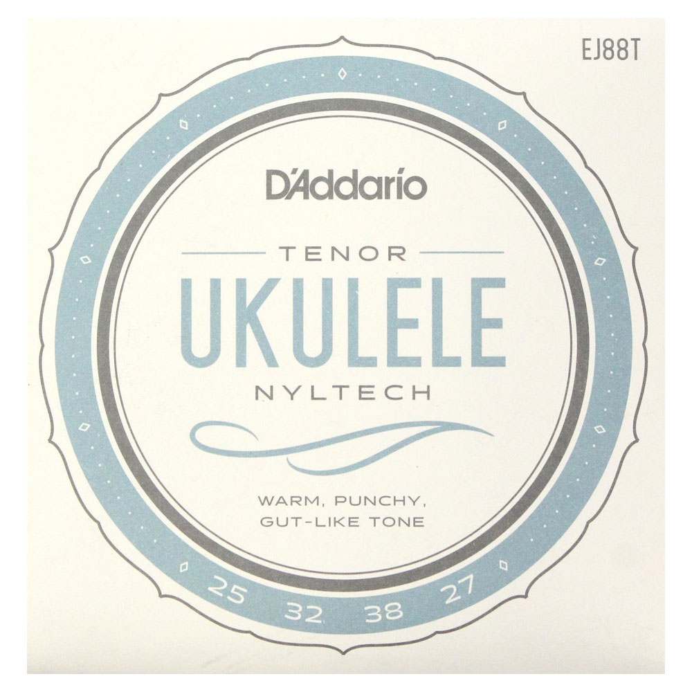 D'Addario EJ88T Nyltech Ukulele テナーウクレレ用セット弦×3SET
