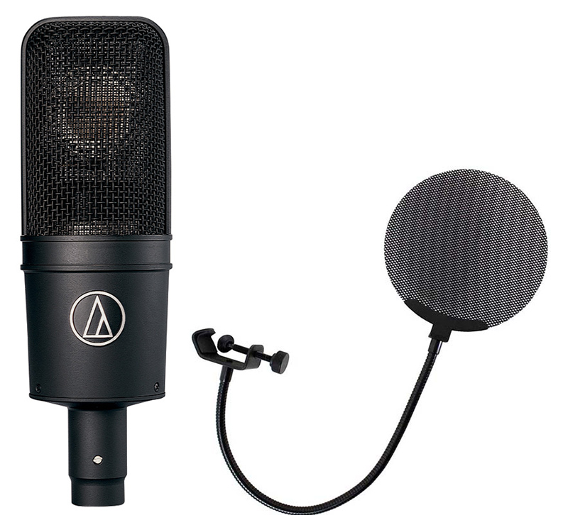 AUDIO-TECHNICA AT4040 メタルポップフィルター付き コンデンサーマイク