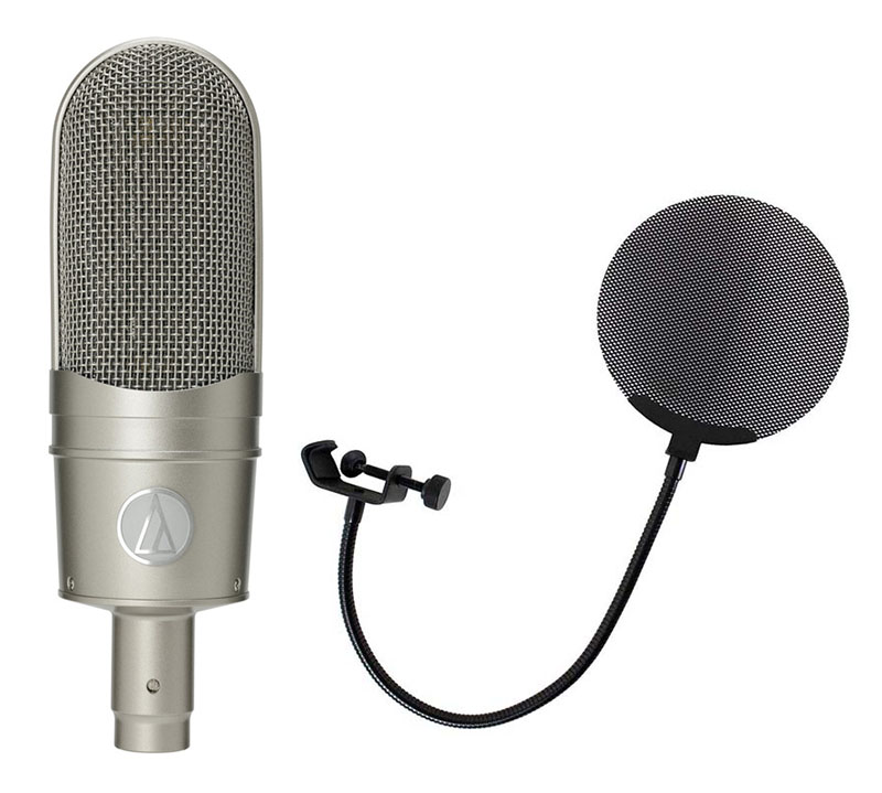 AUDIO-TECHNICA AT4080 メタルポップフィルター付き リボンマイク