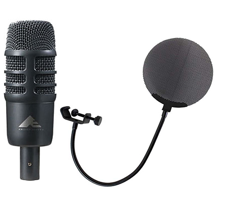 AUDIO-TECHNICA（オーディオテクニカ） AE2500 コンデンサーマイク Dicon Audio（ディコンオーディオ） DCP-2 メタルポップフィルター