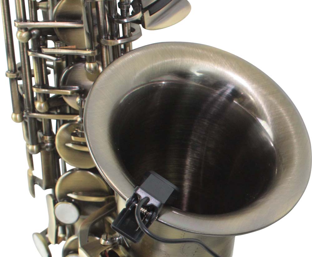 KORG WT-30S & Flanger FA-01 三味線用チューナー&チューナーマイクセット チュナーマイク使用イメージ