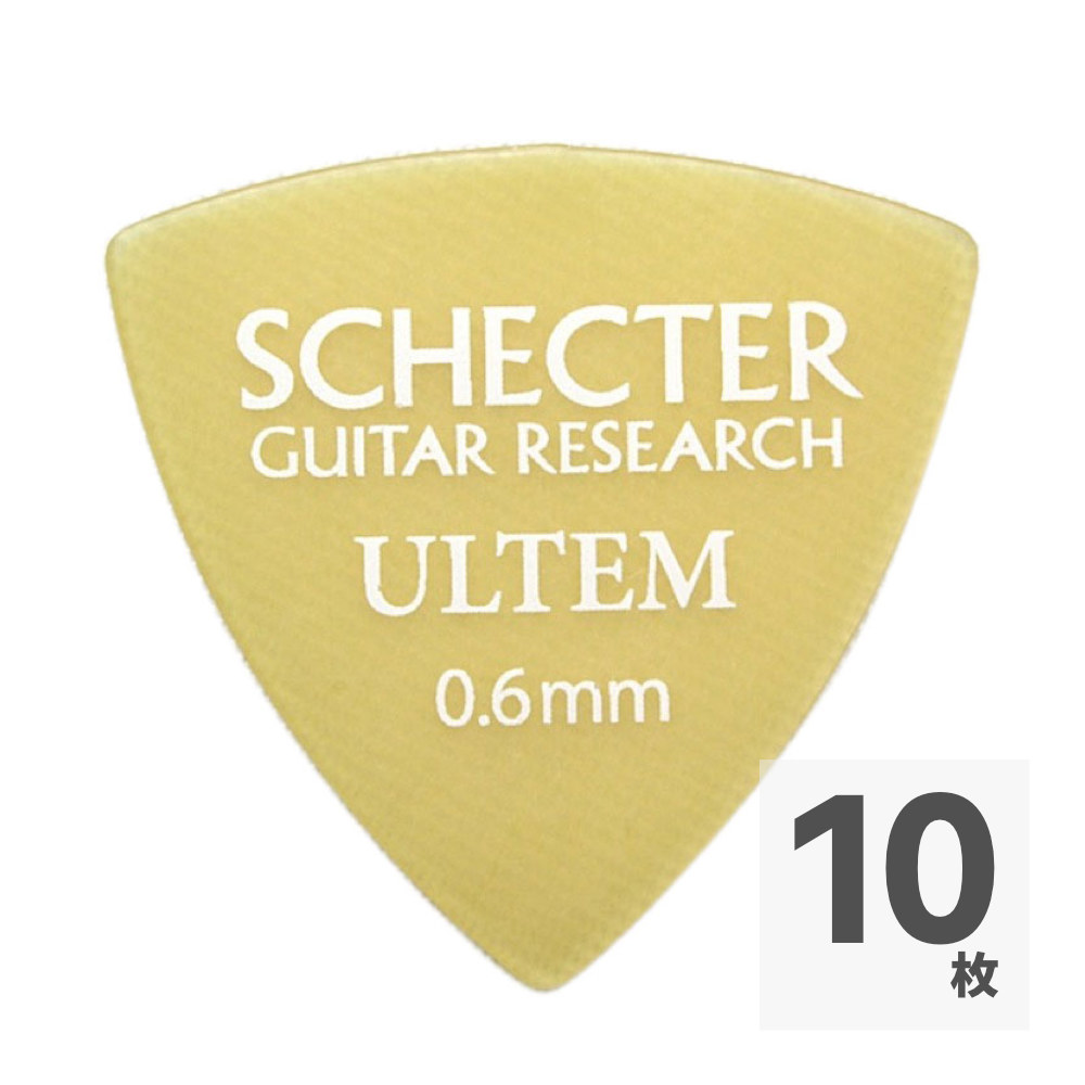 SCHECTER SPD-06-UL サンカク型 0.6mm ウルテム ギターピック×10枚