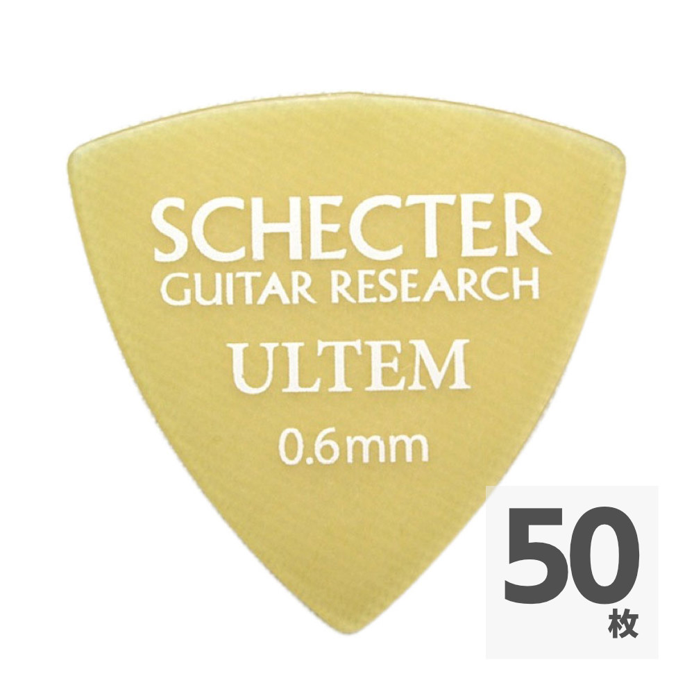 SCHECTER SPD-06-UL サンカク型 0.6mm ウルテム ギターピック×50枚