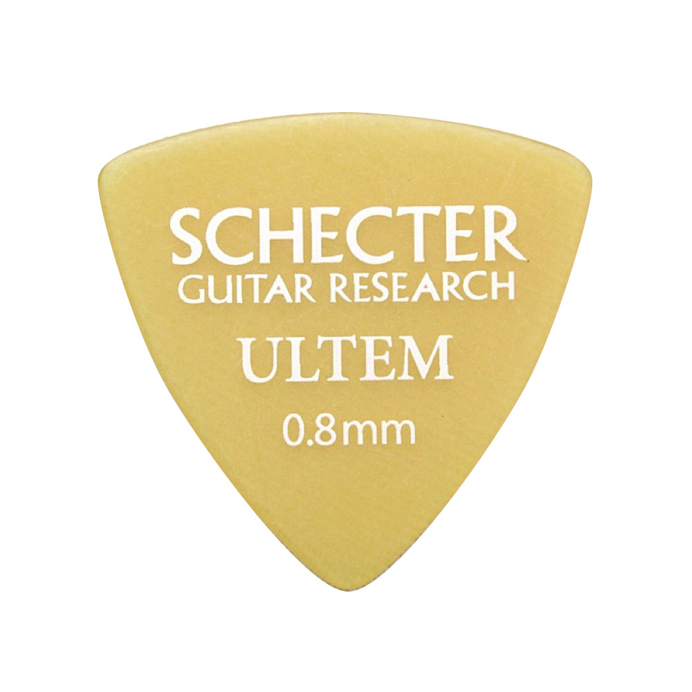 SCHECTER SPD-08-UL サンカク型 0.8mm ウルテム ギターピック×50枚