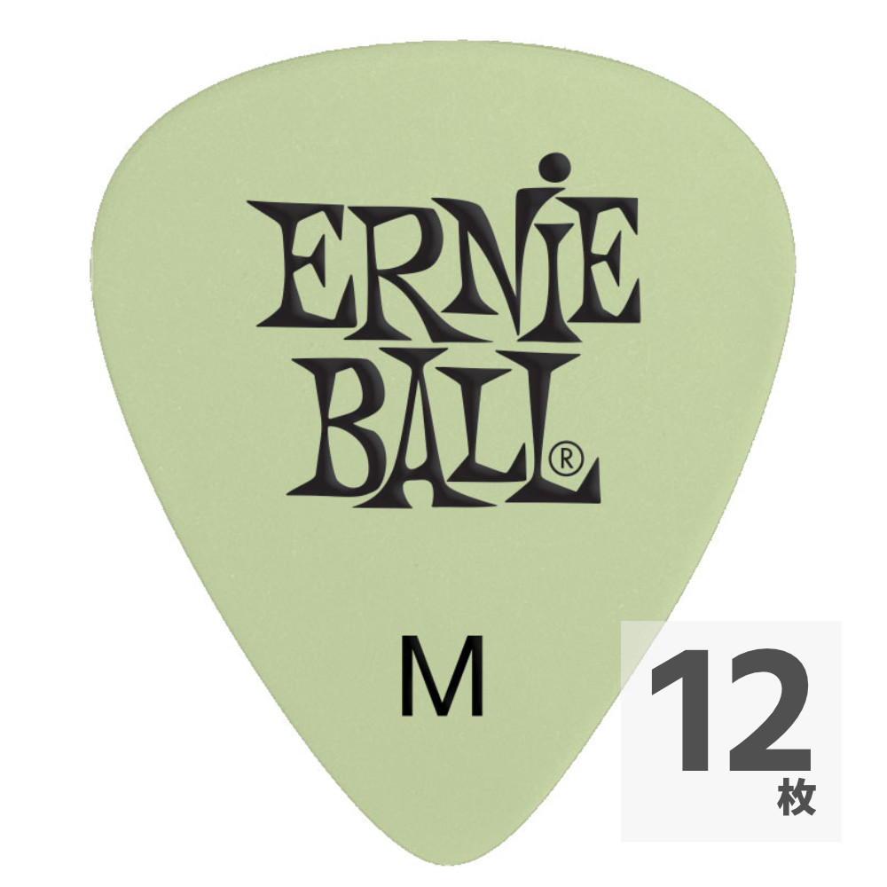 ERNIE BALL PICK #9225 Glow/DRK MD×12枚 ピック