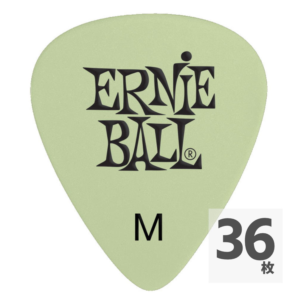 ERNIE BALL PICK #9225 Glow/DRK MD×36枚 ピック