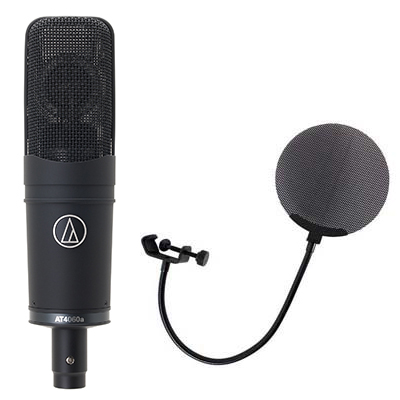AUDIO-TECHNICA AT4060a メタルポップフィルター付き マイクロフォン