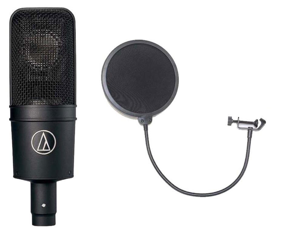 AUDIO-TECHNICA AT4040 ポップフィルター付き コンデンサーマイク