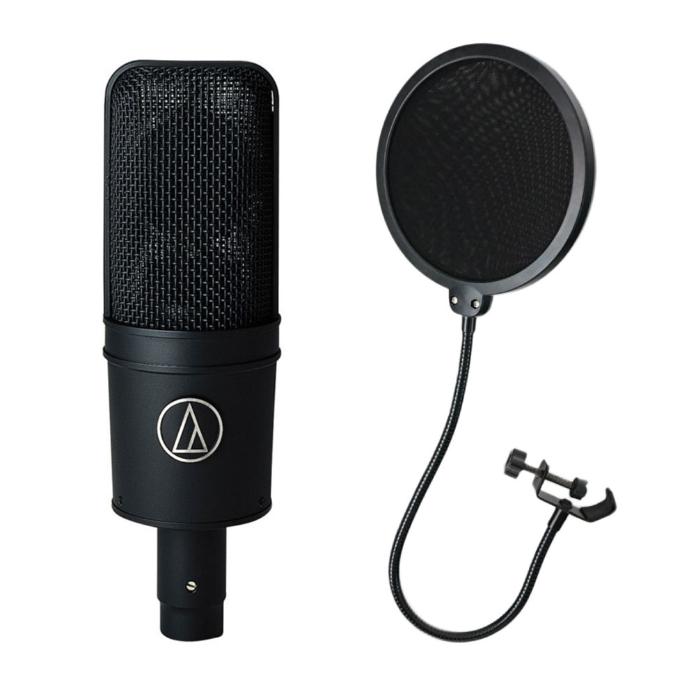 AUDIO-TECHNICA AT4033a ポップフィルター付き コンデンサーマイク