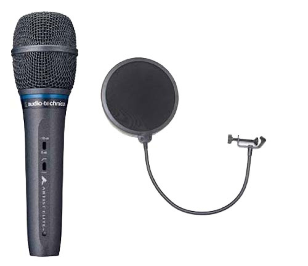 AUDIO-TECHNICA(オーディオテクニカ) AE3300 コンデンサーマイク SD GAZER(エスディーゲイザー) PF1 ポップフィルター 丸型