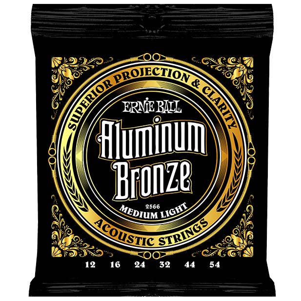 ERNIE BALL 2566 Aluminum Bronze Medium Light ×3セット