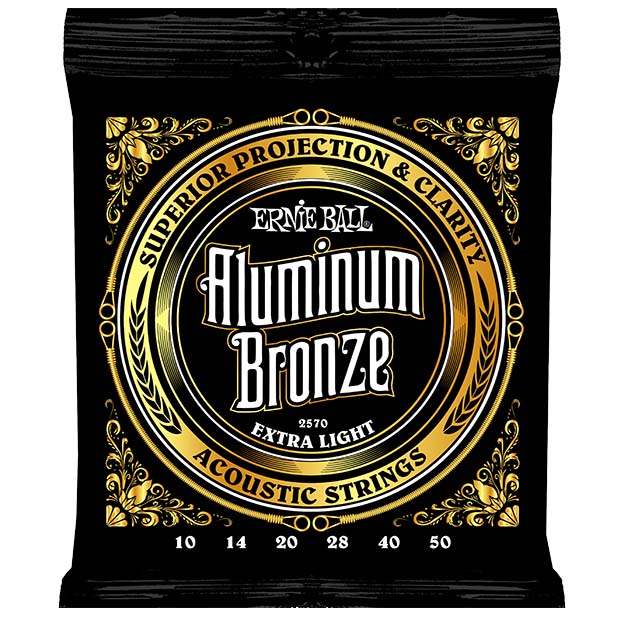 ERNIE BALL 2570 Aluminum Bronze Extra Light ×6セット
