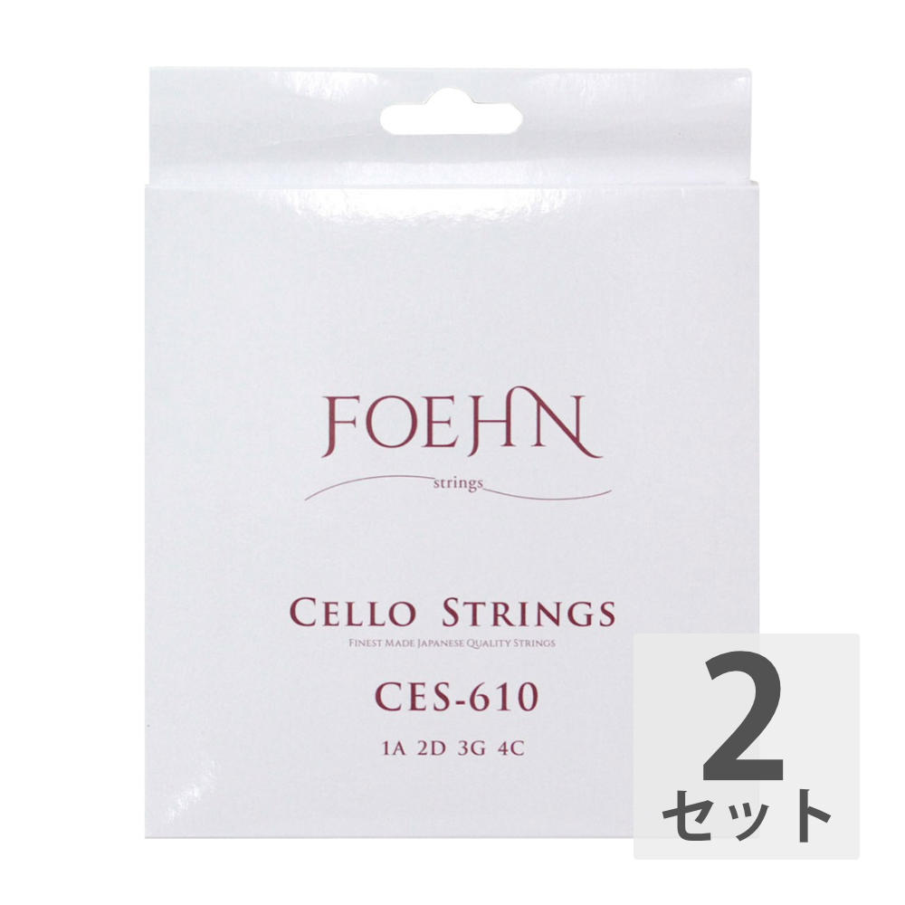 FOEHN CES-610 Cello Strings 4/4 チェロ弦×2セット