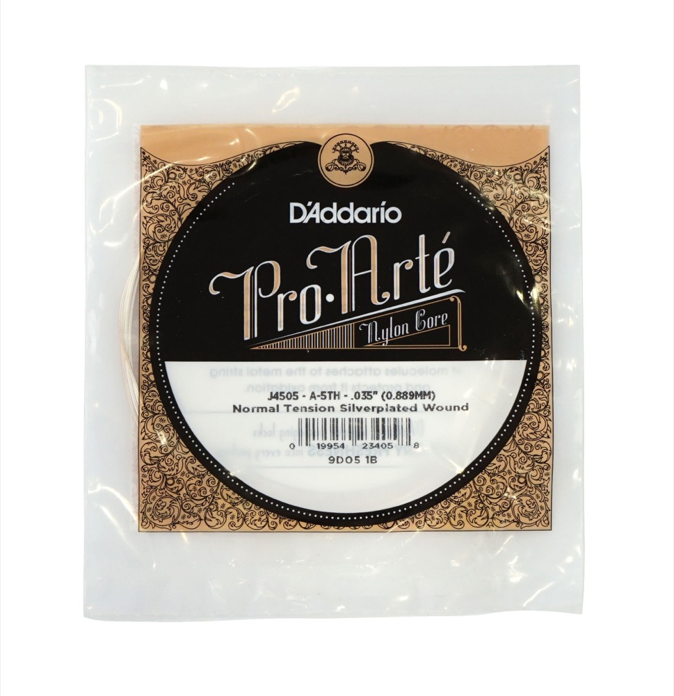 D’Addario J4505 ×5本セット クラシックギター用バラ弦 ノーマルテンション 5弦