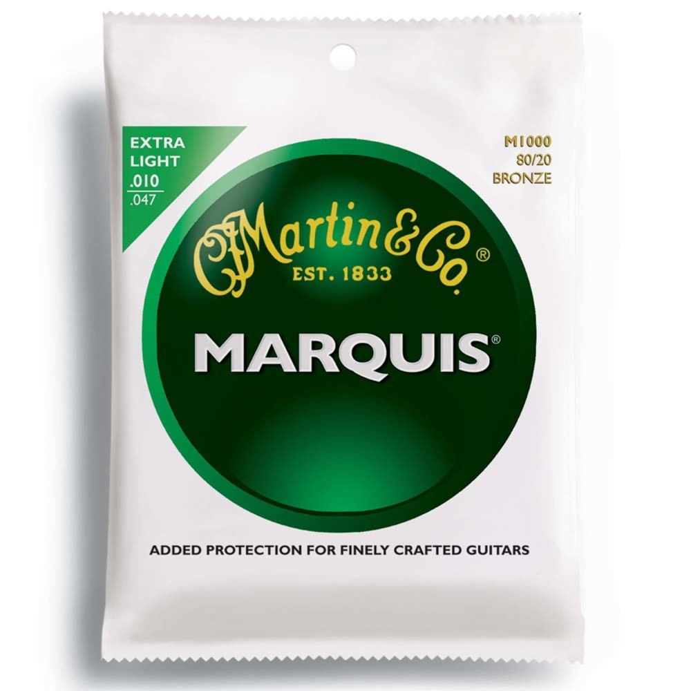 MARTIN MARQUIS M1000 Extra Light 10-47 アコースティックギター弦×5セット