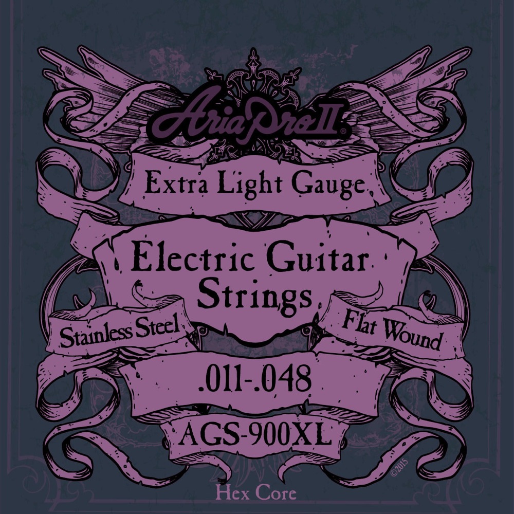 AriaProII AGS-900XL FW ジャズギター弦×6SET