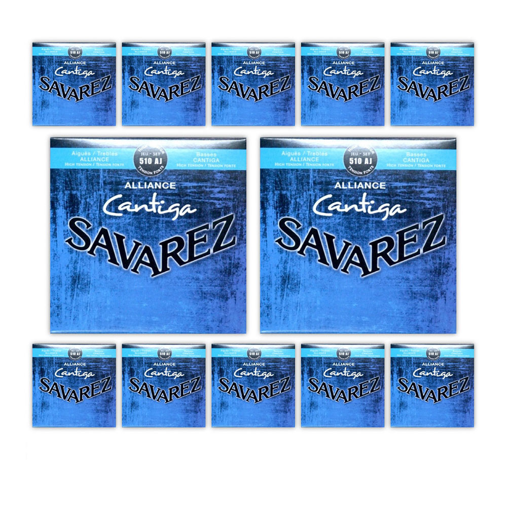 SAVAREZ 510 AJ HIGH TENSION Alliance&Cantiga クラシックギター弦×12セット