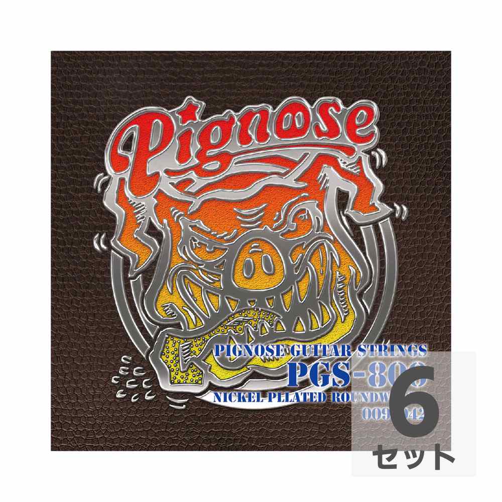 Pignose PGS-800 ピグノーズギター専用弦×6セット