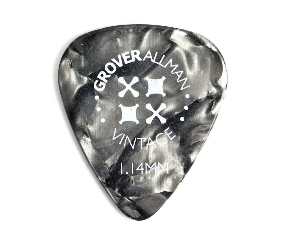 Grover Allman Vintage Celluloid Grey 1.14mm PPV4711 ギターピック×30枚