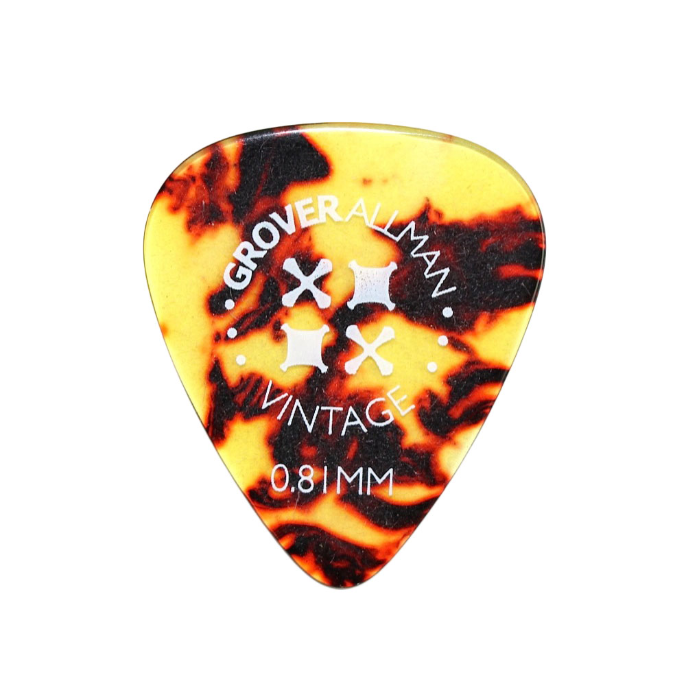 Grover Allman Vintage Celluloid Tortoiseshell 0.81mm PPV5109 ギターピック×30枚