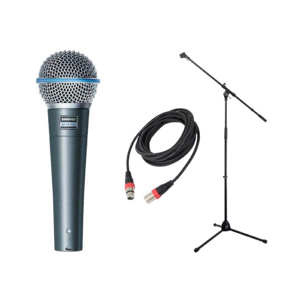 SHURE BETA58A-X ボーカル用ダイナミックマイク マイクアクセサリ付き3点セット