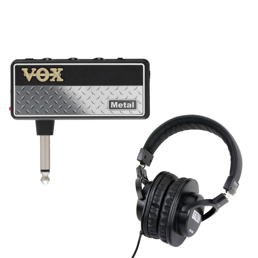 VOX AmPlug2 Metal AP2-MT ギター用ヘッドホンアンプ SDG-H5000 モニターヘッドホン付きセット(ボックス ヘッドホンアンプ  モニターヘッドホン付きセット) | chuya-online.com 全国どこでも送料無料の楽器店