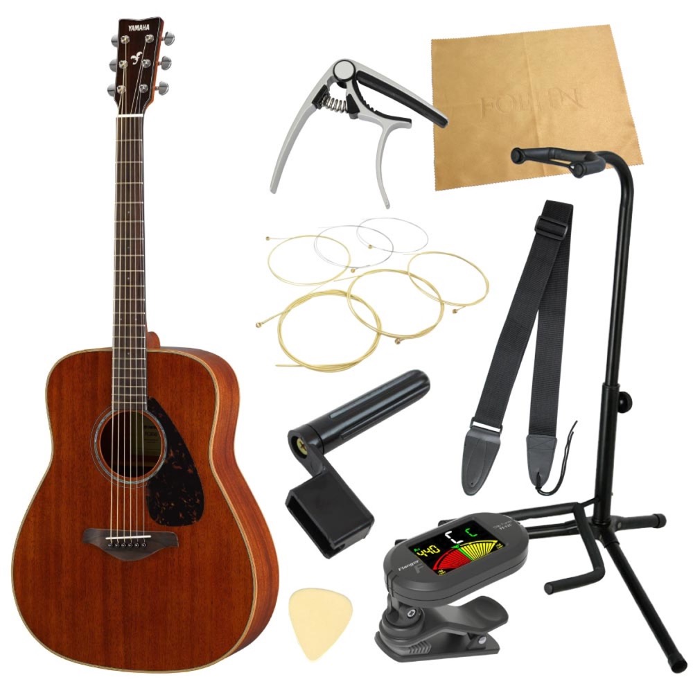 ヤマハから始める！大人のアコギ入門セット YAMAHA FG850 NT アコースティックギター 9点セット