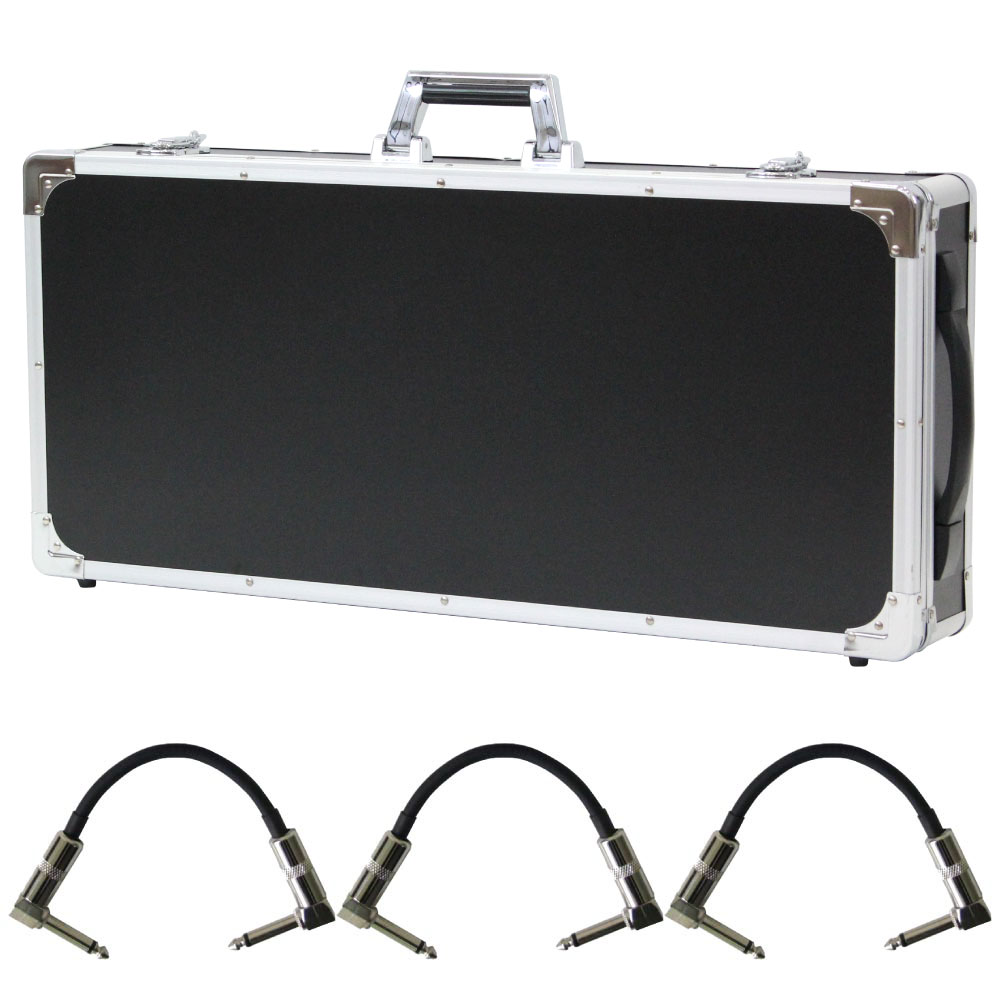 Dicon Audio EC6829BK エフェクターケース パッチケーブル3本付きセット