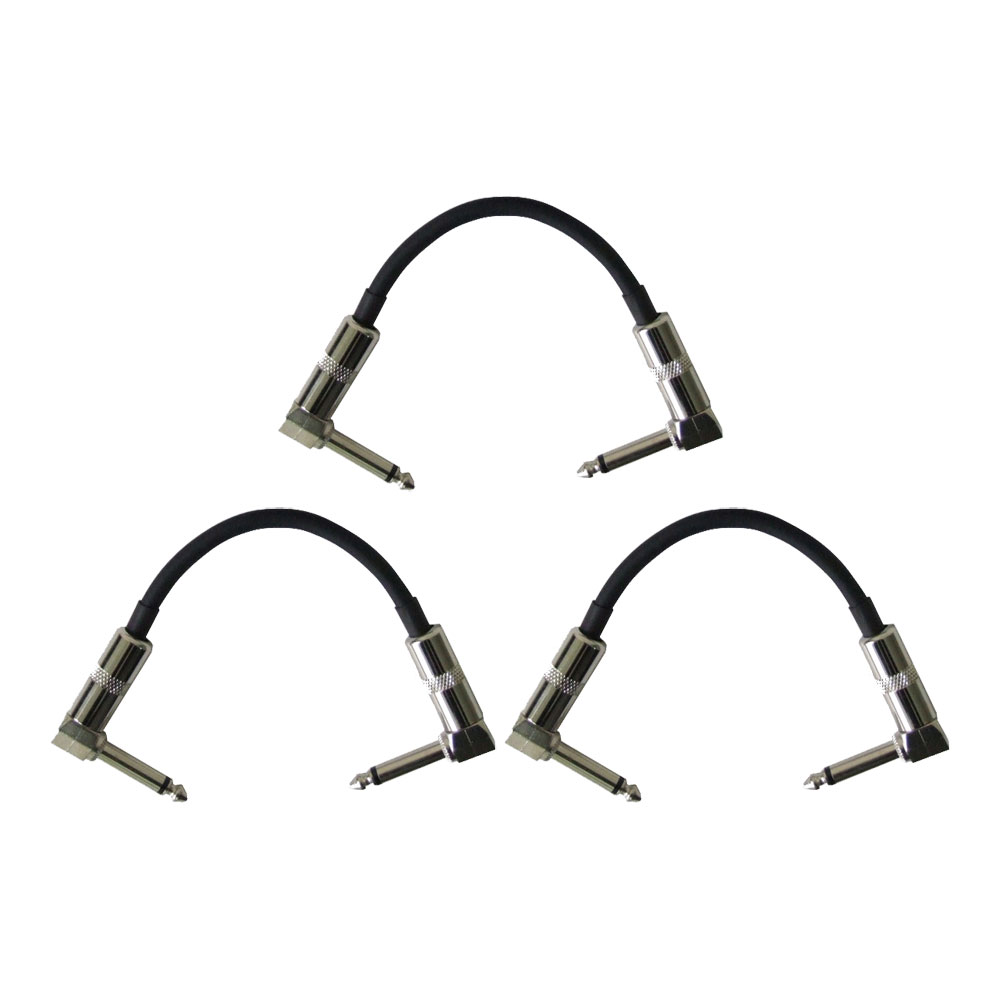 CNB シーエヌビー PDC-500B エフェクターケース パッチケーブル3本付きセット パッチケーブル画像