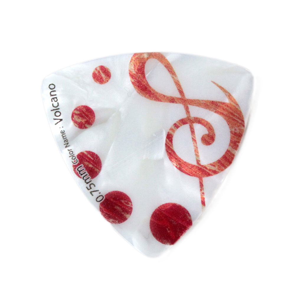 Sago Wrapick Triangle 0.75mm Volcano ピック×10枚