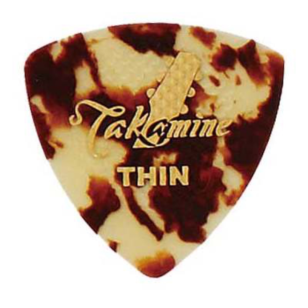 TAKAMINE P1T THIN セルロイド トライアングルピック×50枚