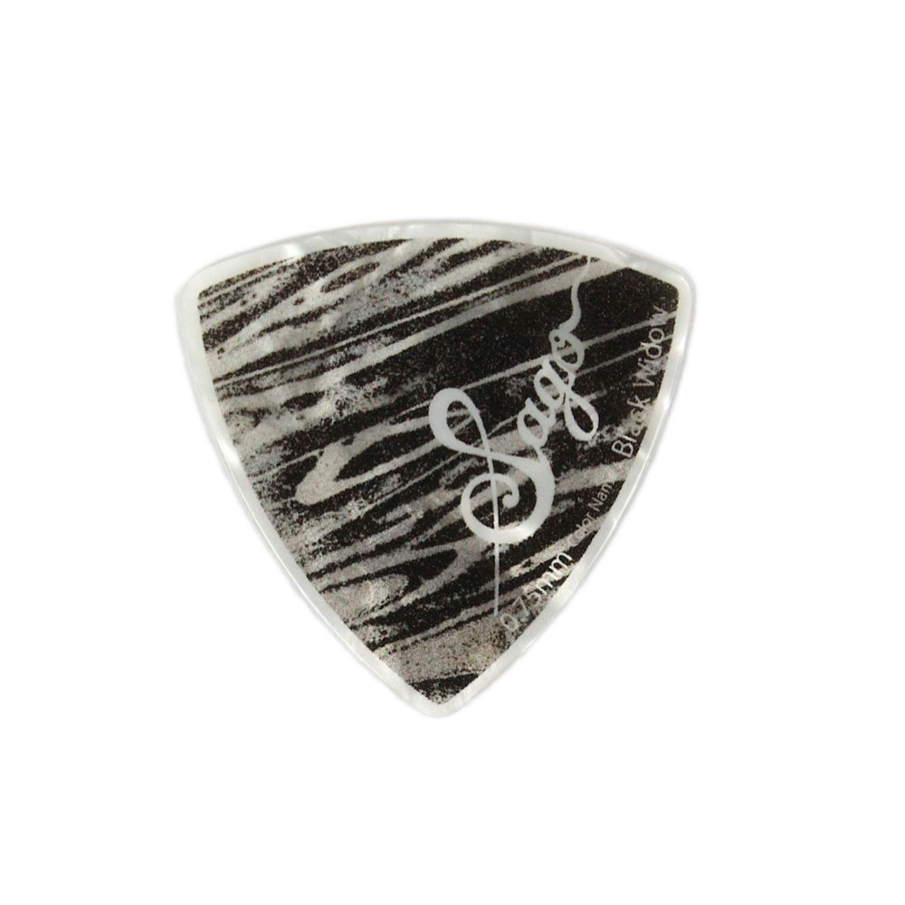 Sago Wrapick Triangle 0.75mm Black Widow ピック×50枚