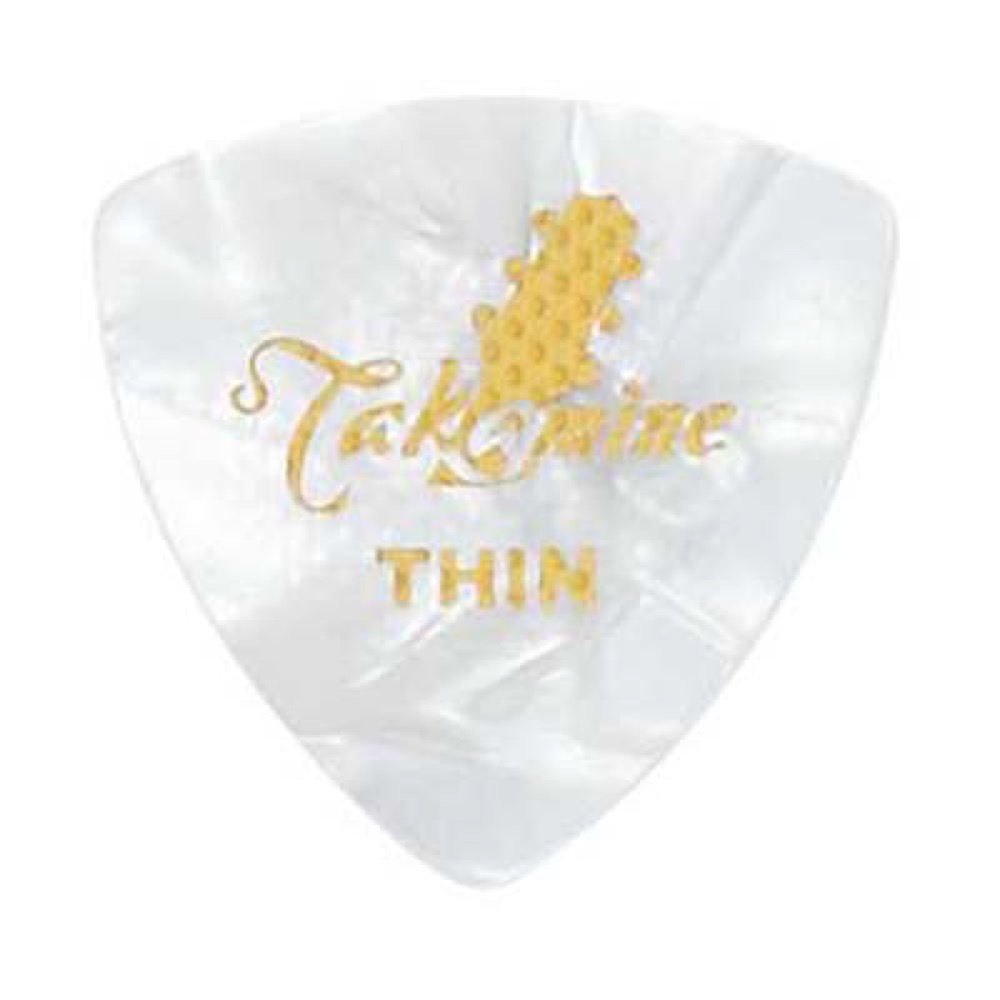 TAKAMINE P1W THIN セルロイド トライアングル ギターピック×50枚