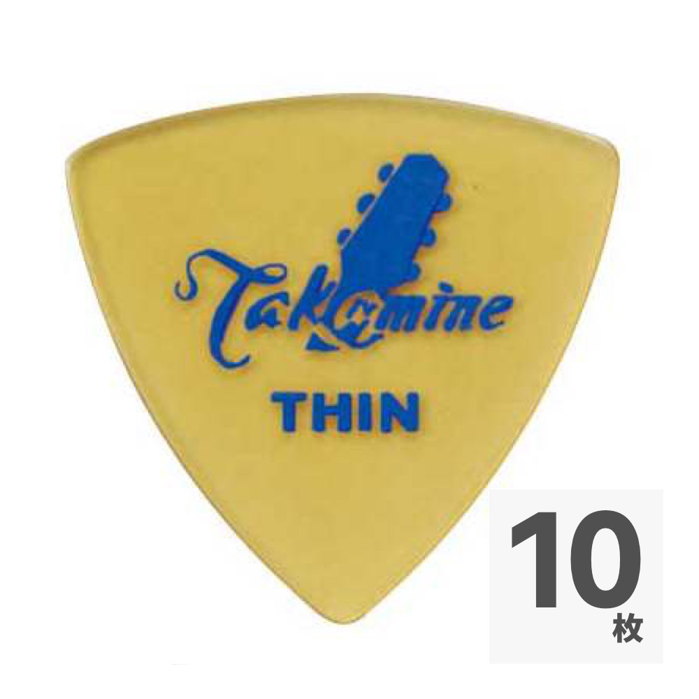 TAKAMINE P5 THIN ウルテム トライアングルピック×10枚